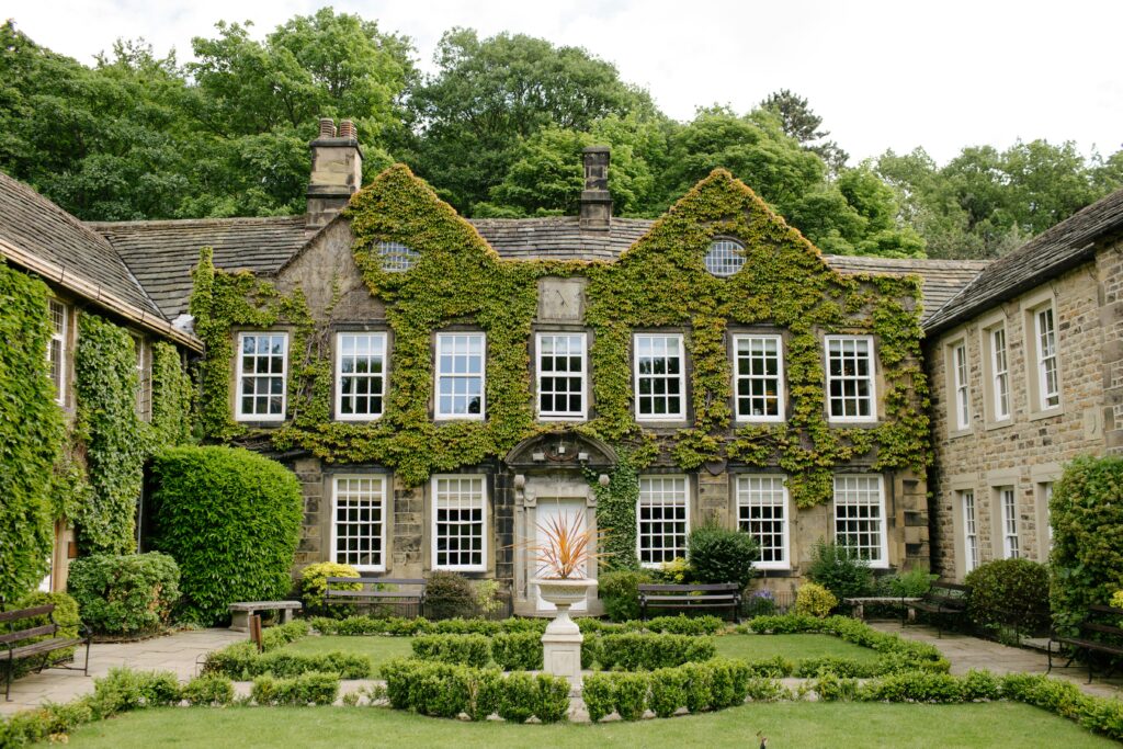 Moss-covered estate wedding venue